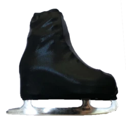 Metallic Figure Skating Boot Covers By Kami-So - Metallic - Black