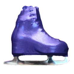 Metalic Figure Skating Boot Covers By Kami-So - Metallic Purple