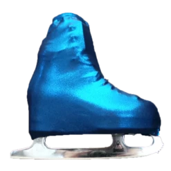 Metalic Figure Skating Boot Covers By Kami-So - Metallic Royal