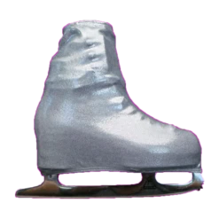 Metalic Figure Skating Boot Covers By Kami-So - Metallic Silver