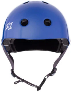 S1 Lifer Helmet - LA Blue Gloss -Figure Skating Equipment Shop Lifer LaBlue Front 1024x1024 15367.1605547233