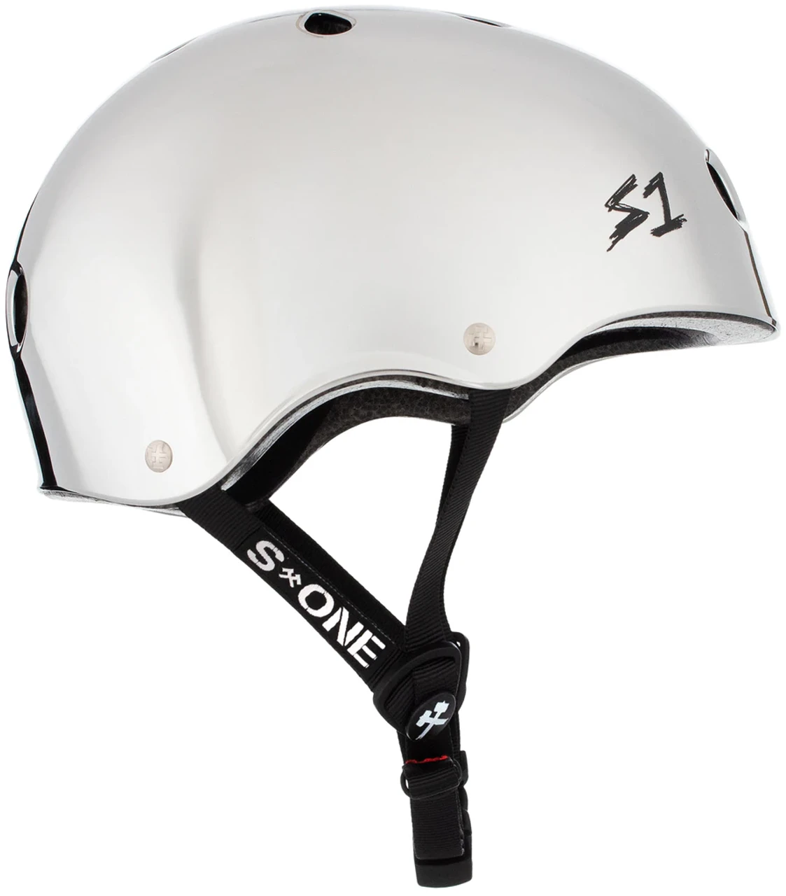 S1 Lifer Helmet - Silver Mirror Gloss 5 S1 Lifer Helmet - Silver Mirror Gloss - Image 3
