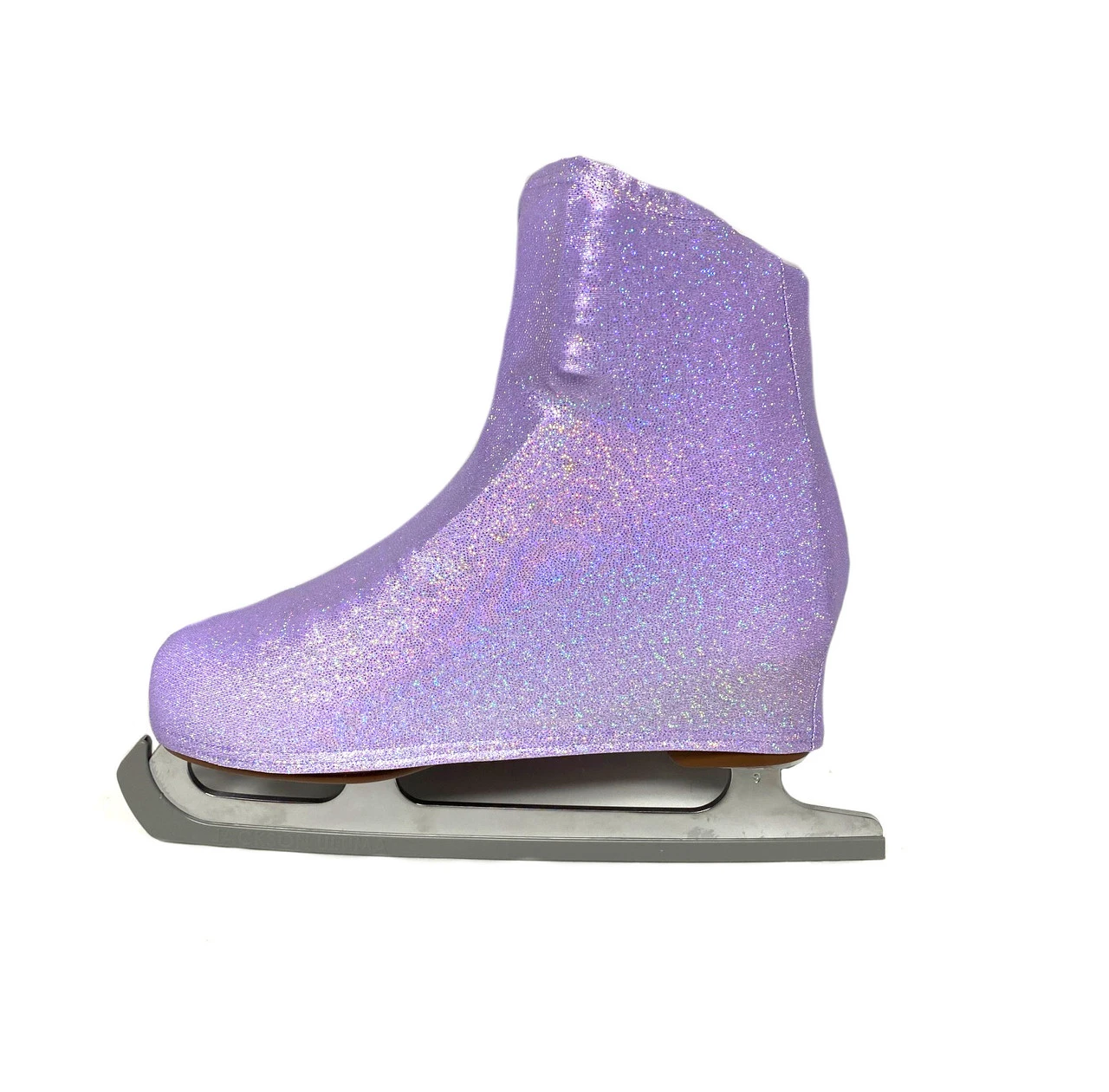 Metallic Figure Skating Boot Covers By Kami-So - Liliac Sparkle 3 Metallic Figure Skating Boot Covers By Kami-So - Liliac Sparkle