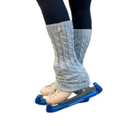 Ice Skating Leg Warmers By Brilliance & Melrose - Grey -Figure Skating Equipment Shop Melrose Warmers grey 82051.1659743126