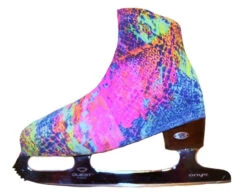 "Neon Lights " Ice Skating Boot Covers