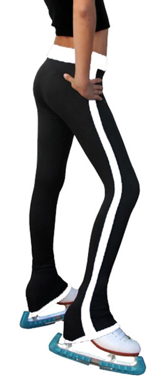 ChloeNoel P02 Side Stripe Figure Skating Pants - Image 6