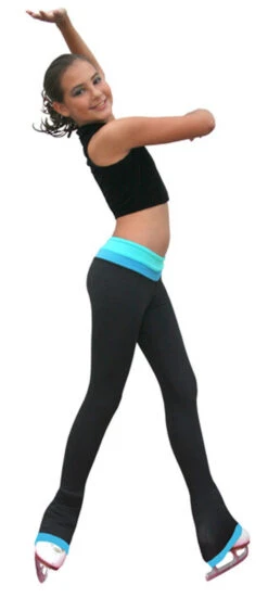 ChloeNoel P19 Reversible 2Tone Skate Figure Skating Pants With Contrast Cuff -Figure Skating Equipment Shop P19252520TQ 1 1 1 1 1 1 1 25481.1435089260.1280.1280 21258.1540223113