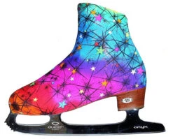 Rainbow Ice Skating Boot Covers