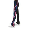 Jerry's S103 Ribbonette Figure Skating Leggings - Royal/Pink -Figure Skating Equipment Shop S103 Royal and Pink.1650982737 56069.1656710807