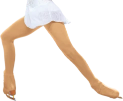 ChloeNoel Over The Boot Ice Skating Tights 3332 Medium Tan