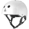 Triple Eight Standard Rollerskating Helmet - White Glossy -Figure Skating Equipment Shop White Glossy 78145.1648765419