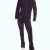 Criss Cross Fleece Ice Skating Pants Purple/Fuchsia XP611 -Figure Skating Equipment Shop XJ811set 30913.1540224624