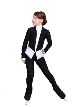 IceDress Figure Skating Jacket - Thermal - Benefit (White And Black) -Figure Skating Equipment Shop a01dec2f53ee 77898 90695.1601464635
