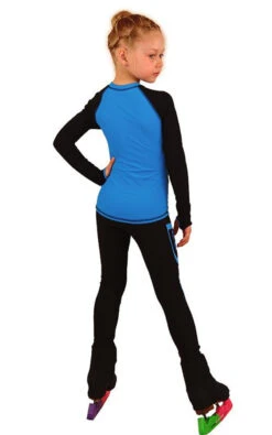 IceDress Figure Skating Outfit - Thermal - IceDress Lite (Linglish With Leggings) (Black With Blue) -Figure Skating Equipment Shop a1e9d03c61f6 29939 55059 87914.1582431182