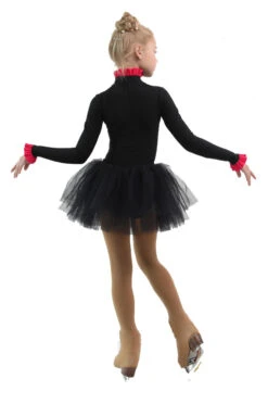 IceDress - Thermal Body (Black With Red Flounce) -Figure Skating Equipment Shop a43939eb9ced 25890 33583.1582451578