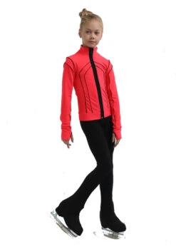 IceDress Figure Skating Outfit - Thermal - Kant (Hot Coral With Black) -Figure Skating Equipment Shop a4e8060de20c 16496 69032 36655.1582513173