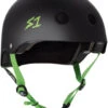 S1 Lifer Helmet - Black Matte With Bright Green Straps 1 S1 Lifer Helmet - Black Matte With Bright Green Straps -Figure Skating Equipment Shop auyjvh76 44919.1601350503