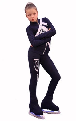 IceDress Figure Skating Outfit - Thermal - IceDress (Dark Gray With White) -Figure Skating Equipment Shop b77f7f7591ba 33900 81340 57369.1582435156