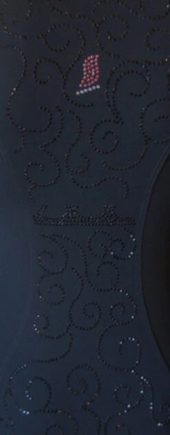 Venetta "Elegance" Figure Skating Jacket VJ503 7 Venetta "Elegance" Figure Skating Jacket VJ503 -Figure Skating Equipment Shop blackevenettaaplique2 23447.1605758795