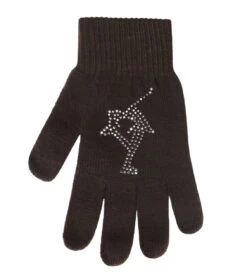 Magic Gloves With Rhinestones -Figure Skating Equipment Shop brown 53350.1635918192