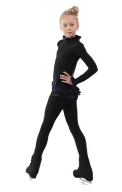IceDress Figure Skating Outfit - Thermal - Minx (Black With Purple) -Figure Skating Equipment Shop c26e055805e0 22411 44573 02679.1582522862