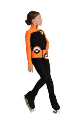 IceDress Figure Skating Jacket - Thermal - Bubble Gum (Black, Fluorescent Orange) -Figure Skating Equipment Shop c47653ddd85a 76906 71750.1601498521