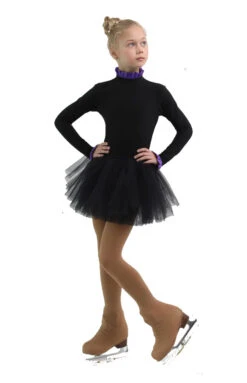 IceDress - Thermal Body (Black With Purple Flounce) -Figure Skating Equipment Shop c5c27e7b5087 53749 82771 01117.1582515663