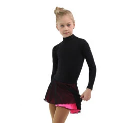 IceDress - Figure Skating Skirts - Harmony (Black With Hot Pink ) -Figure Skating Equipment Shop cb8e472c6cbf 14087 68568 64333.1582511856