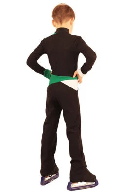IceDress - Figure Skating Training Overalls For Boys - Skating (Black, Green And White) -Figure Skating Equipment Shop cbe0f0f65e73 07001 69296.1582437988