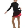 IceDress - Figure Skating Skirts - Harmony (Black With Hot Coral ) -Figure Skating Equipment Shop cf3bab605b4a 73934 37520.1582455089