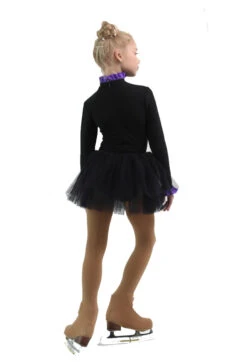 IceDress - Thermal Body (Black With Purple Flounce) -Figure Skating Equipment Shop cfb82eff1c08 71362 21307 47513.1582515663