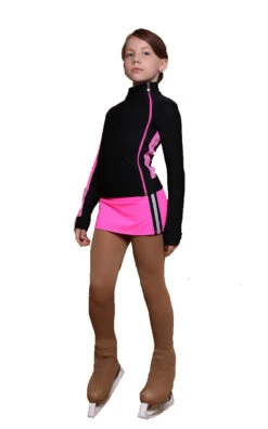 IceDress Figure Skating Skirt - Thermal - Olympus (Hot Pink With Black) -Figure Skating Equipment Shop d2639444c842 49933 35835.1601493900