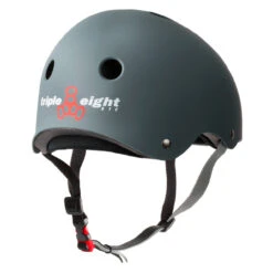 Triple Eight THE Certified Sweatsaver Rollerskating Helmet - Carbon Rubber -Figure Skating Equipment Shop de7a14db4748 33934.1637222414