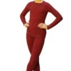 IceDress - Figure Skating Thermal Underwear (Bordeaux Melange With Grey Stitching) -Figure Skating Equipment Shop e110bcc1aee6 13877 29931.1582444546