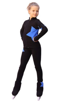 IceDress Figure Skating Pants- Star (Black With Blue) -Figure Skating Equipment Shop e14617026913 90300 98654 43161 55358 89777 27795.1582447635