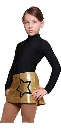 IceDress - Figure Skating Skirts - Golden Sky (Gold With Black) -Figure Skating Equipment Shop e30377f8a16b 32836.1601498505