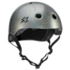 S1 Mega Lifer Helmet - Silver Gloss Glitter- Size M Only (Refurbished) -Figure Skating Equipment Shop e77fad398898 85034 49265.1659373551