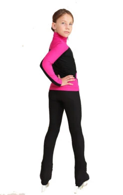 IceDress Figure Skating Pants - Thermal - Bubble Gum (Black, Fuchsia) -Figure Skating Equipment Shop ede0f02076e7 63658 28100 17305.1601498557