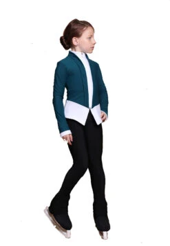 IceDress Figure Skating Outfit - Thermal - Benefit (Mint With White And Black) -Figure Skating Equipment Shop ee9b0a66198f 43153.1600954801
