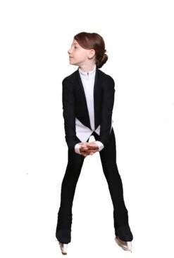 IceDress Figure Skating Jacket - Thermal - Benefit (White And Black) -Figure Skating Equipment Shop f0c10812023f 25019 07369.1601464635