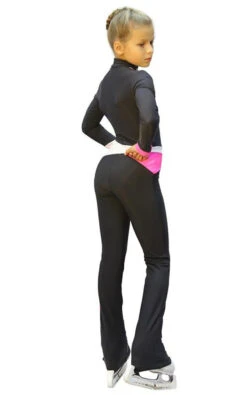 IceDress - Figure Skating Training Overalls - Skating (Dark Grey, Hot Pink And White ) -Figure Skating Equipment Shop f4cf1fe13d8f 55445 54380.1582439024