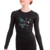 Elite Xpression - Black Skate Like A Star Top - Turquoise -Figure Skating Equipment Shop fa8c2840246a 08453.1629343724