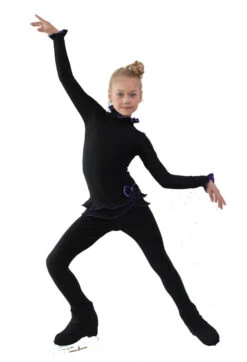 IceDress Figure Skating Outfit - Thermal - Minx (Black With Purple) -Figure Skating Equipment Shop fbfa7bac5102 40986 12690 06613.1582522861