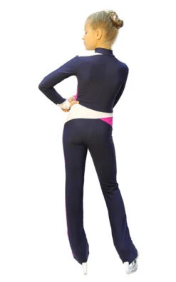 IceDress - Figure Skating Training Overalls - Skating (Gray-blue Dark, Fuchsia And White) -Figure Skating Equipment Shop fdc63bfcb335 77602 33904.1582497055