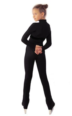 IceDress Figure Skating Overalls - Thermal - Style (Black With Velvet Trim) -Figure Skating Equipment Shop fe7ea2a50c22 14216 25929 91601.1582490545