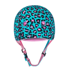 Moxi Helmet - Blue Leopard -Figure Skating Equipment Shop helmetbluleopardback 1024x10242x 62296.1636573444
