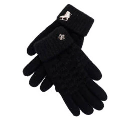 The Mini Gliding Figure Skating Gloves - Black