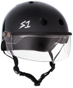 S1 Lifer Visor Helmet - Black Gloss