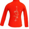 Orange Ice Skating Jacket With "Layback" Rhinestone Applique -Figure Skating Equipment Shop orangelayback 00419.1540224514