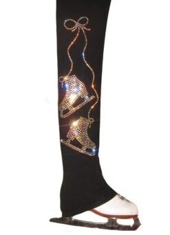 Figure Skating Pants With "Pair Of Skates" Applique -Figure Skating Equipment Shop pairofskatespants 88347.1667939652